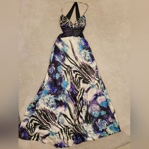 Caché Beautiful Long Halter Dress Size 6